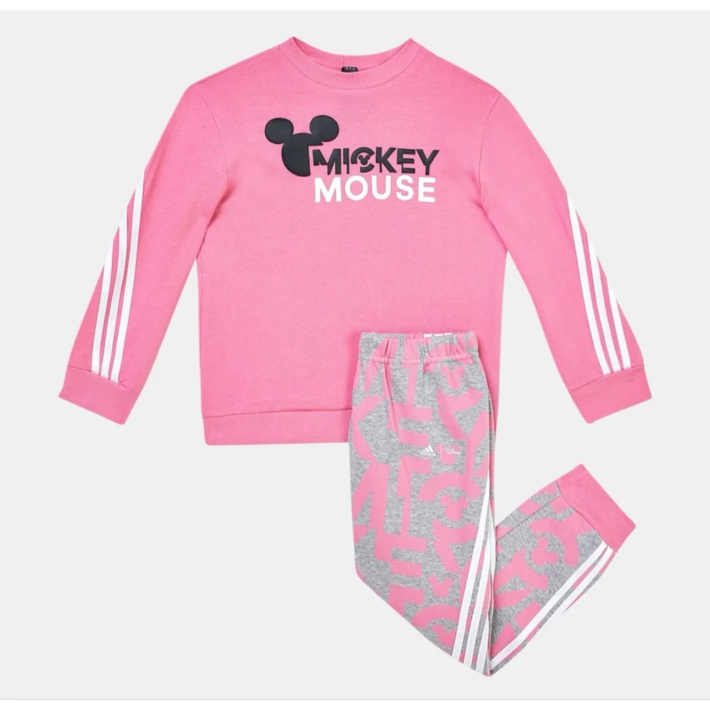 Adidas x Disney Mickey Mouse Sweatshirt And Sweatpants Set NWT Size 2T - Picture 1 of 5